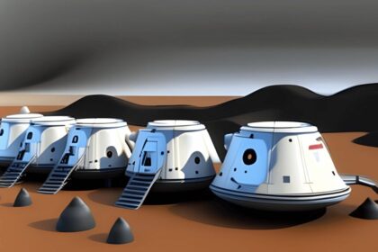 Grafik, die zeigt, wann der Mars besiedelt werden könnte.