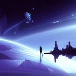 Grafik, die zeigt, welche Science-Fiction-Technologien bis 2050 Realität werden könnten.