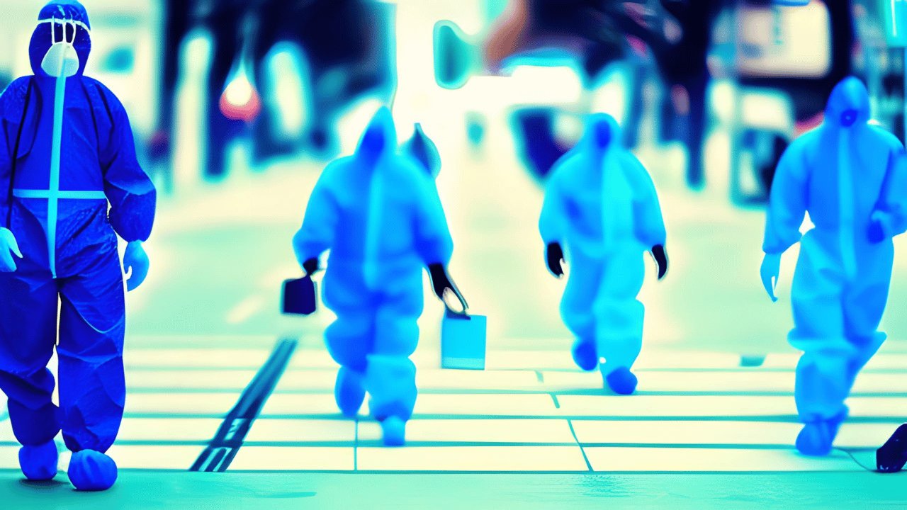 Die Zukunft der COVID-19-Pandemie Grafik, die die Zukunft der COVID-19-Pandemie zeigt.