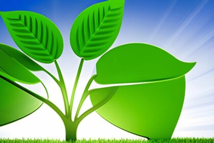 Nachhaltigkeit und grüne Innovationen Grafik, die Nachhaltigkeit und grüne Innovationen zeigt.