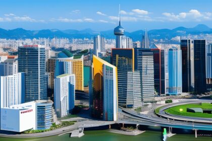 Grafik, die die Trends, Fortschritte und die Zukunft von smarten Städten und urbanen Technologien darstellt.