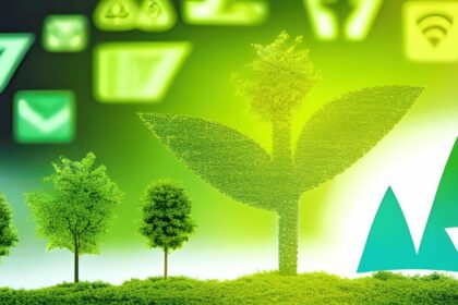 Nachhaltigkeit und grĂŒne Technologien: Wege in eine umweltfreundliche Zukunft Grafik, die Wege zu einer umweltfreundlichen Zukunft durch Nachhaltigkeit und grĂŒne Technologien darstellt.