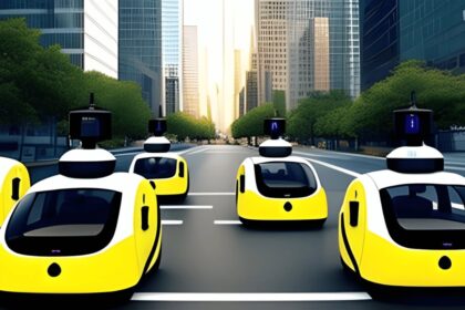 Selbstfahrende Taxis: Die Zukunft der Mobilität? Grafik, die die Zukunft der Mobilität durch selbstfahrende Taxis darstellt.