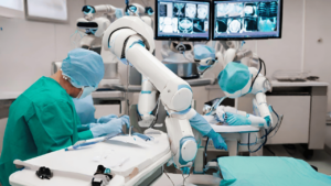 Read more about the article Roboter in der Chirurgie: Präzision und Automation im Operationssaal
