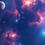 Ein atemberaubender Blick auf das Universum mit leuchtenden Galaxien, Sternen und Nebeln, die die unendliche Weite des Kosmos darstellen.