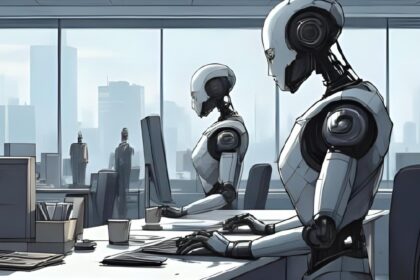 Zukunftsszenario der künstlichen Intelligenz: Mensch und KI im Arbeitskontext