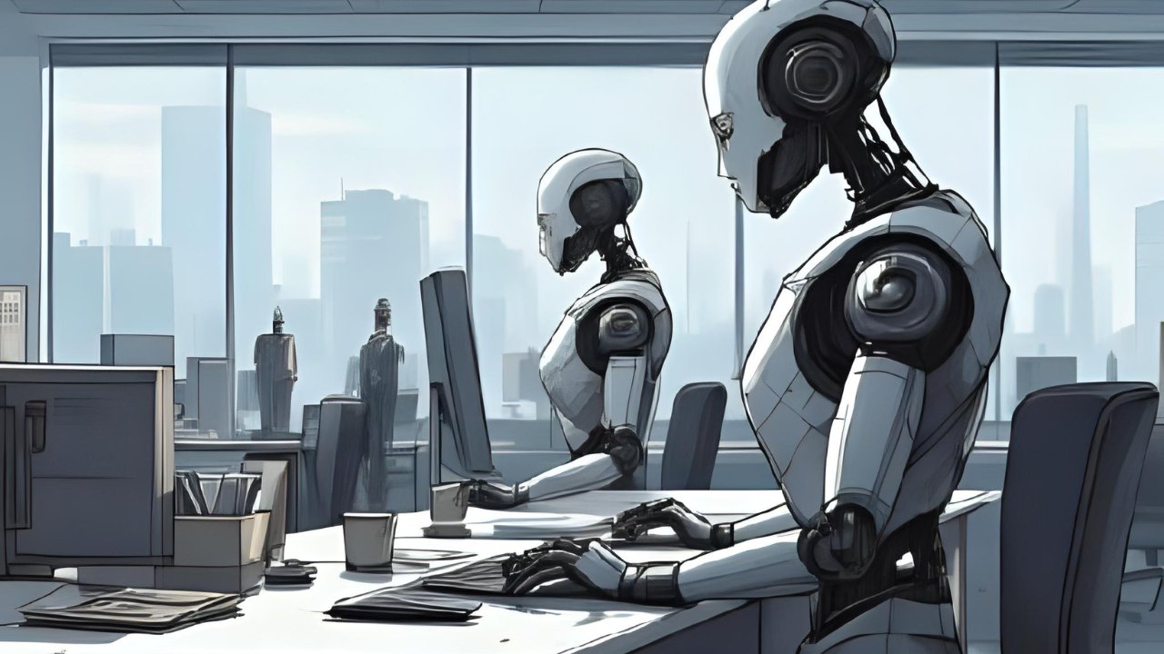 Zukunftsszenario der künstlichen Intelligenz: Mensch und KI im Arbeitskontext